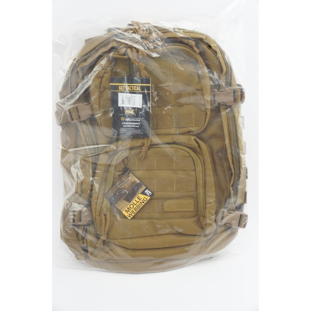 New With Tags Highland Tactical Brand Major Dark Desert Camo Tactical Backpack